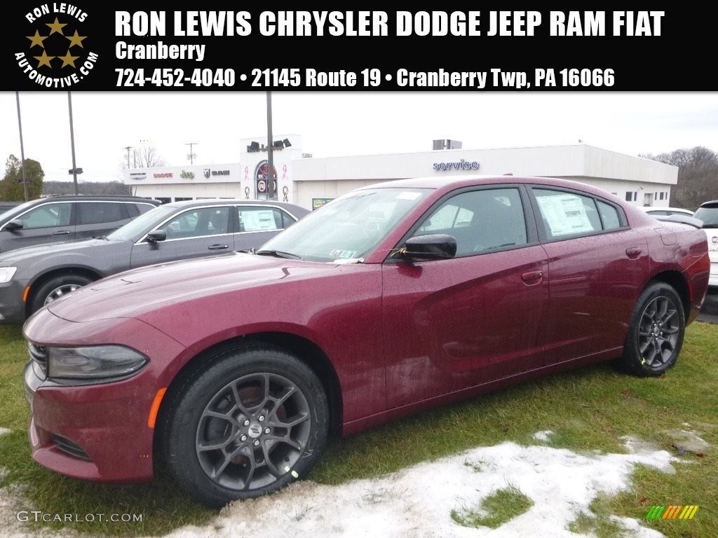 2018 Charger GT AWD - Octane Red Pearl / Black photo #1