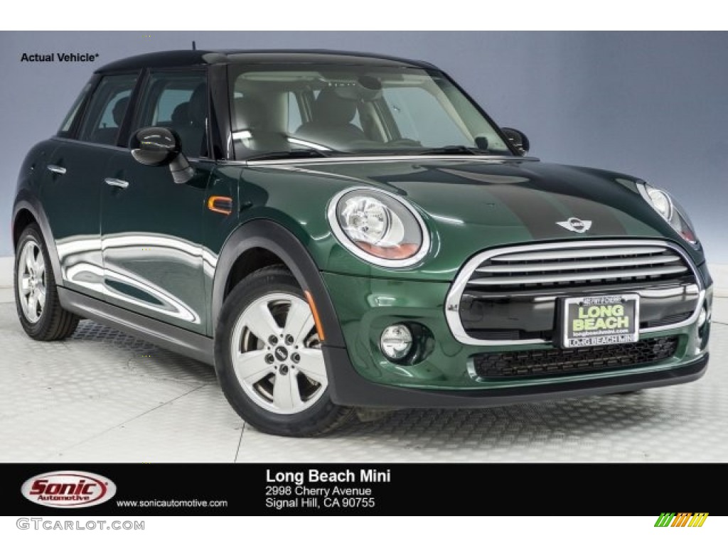 2015 Cooper Hardtop 4 Door - British Racing Green II Metallic / Carbon Black photo #1