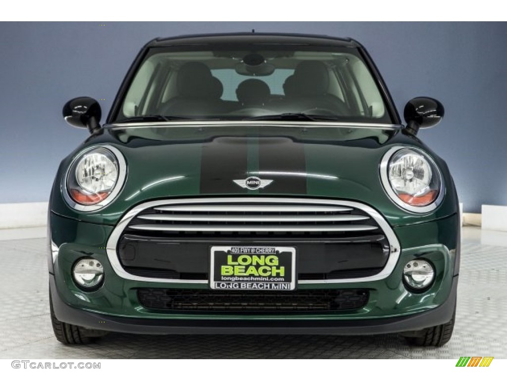2015 Cooper Hardtop 4 Door - British Racing Green II Metallic / Carbon Black photo #2