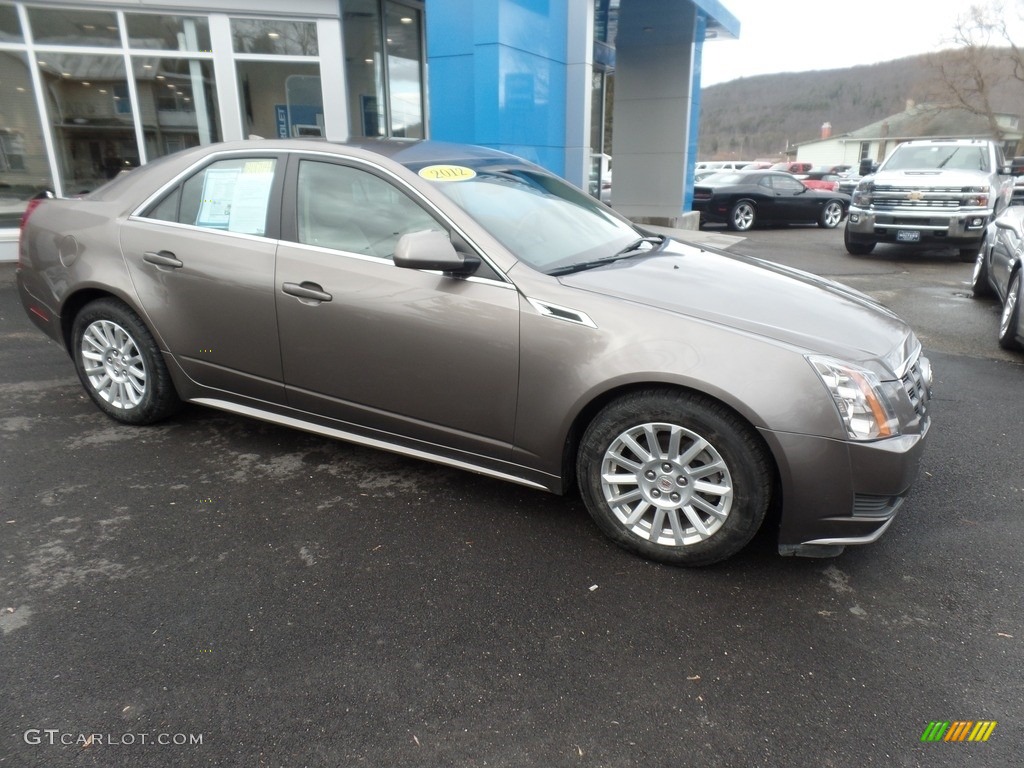 2012 CTS 4 3.0 AWD Sedan - Mocha Steel Metallic / Cashmere/Cocoa photo #1