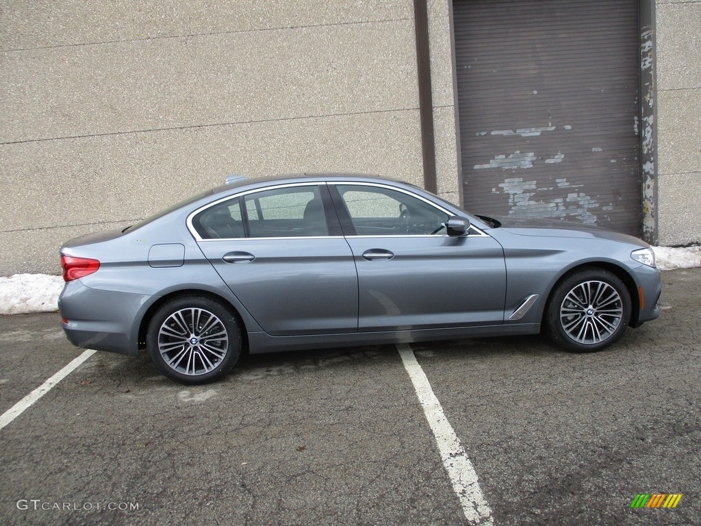 2018 5 Series 530i xDrive Sedan - Bluestone Metallic / Black photo #2