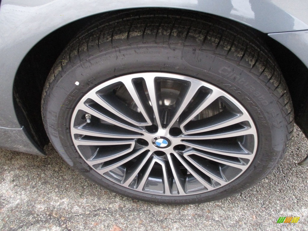 2018 5 Series 530i xDrive Sedan - Bluestone Metallic / Black photo #6