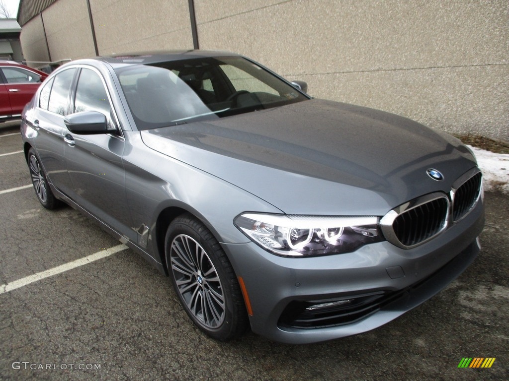 2018 5 Series 530i xDrive Sedan - Bluestone Metallic / Black photo #9