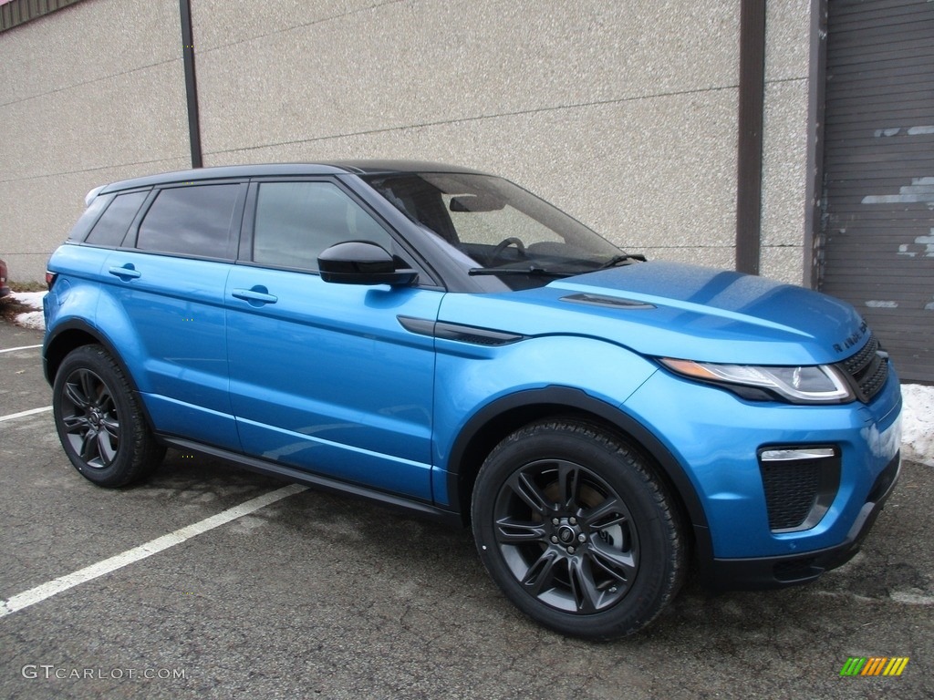 Moraine Blue Metallic 2018 Land Rover Range Rover Evoque Landmark Edition Exterior Photo #125031808
