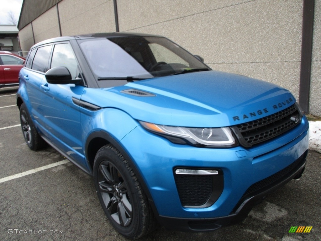 2018 Range Rover Evoque Landmark Edition - Moraine Blue Metallic / Ebony photo #9