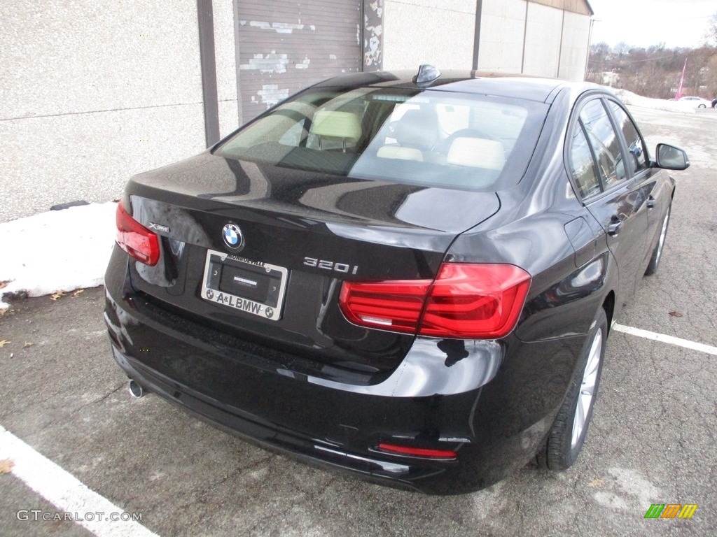 2018 3 Series 320i xDrive Sedan - Jet Black / Venetian Beige photo #3