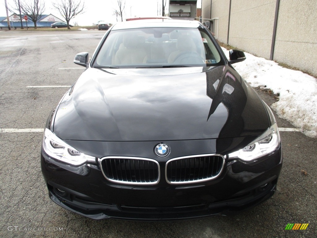 2018 3 Series 320i xDrive Sedan - Jet Black / Venetian Beige photo #8
