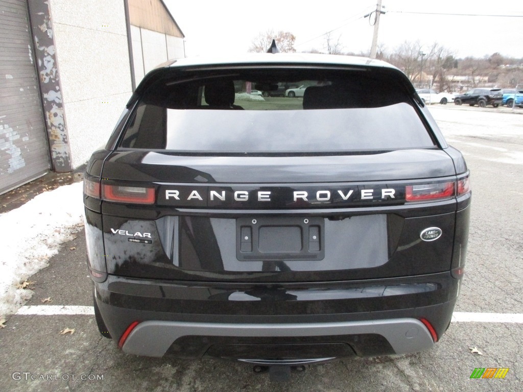 2018 Range Rover Velar S - Santorini Black Metallic / Dapple Grey/Ebony photo #4