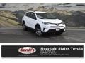 2018 Super White Toyota RAV4 LE AWD  photo #1