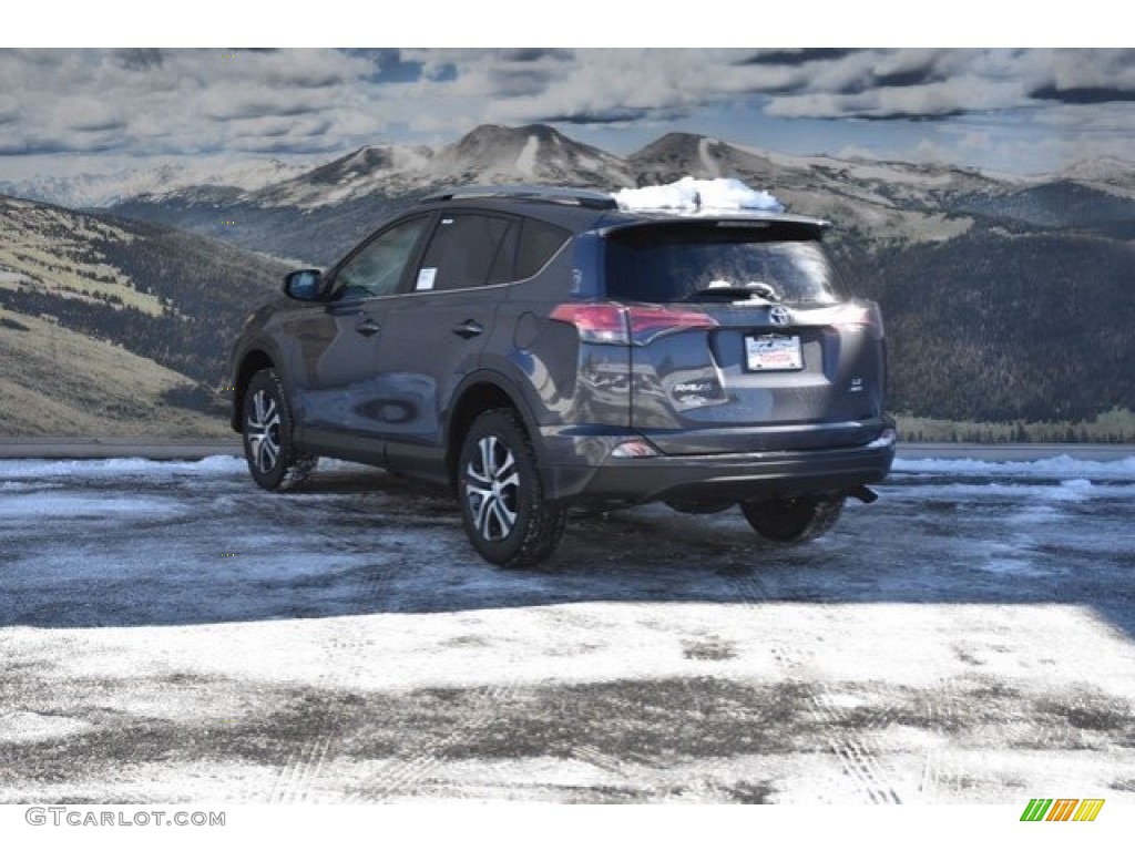 2018 RAV4 LE AWD - Magnetic Gray Metallic / Black photo #3