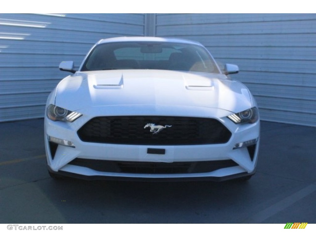 2018 Mustang EcoBoost Fastback - Oxford White / Ebony photo #2