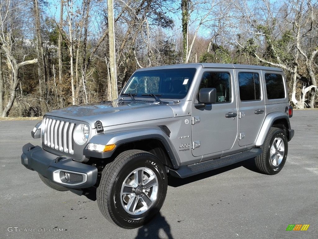 Billet Silver Metallic 2018 Jeep Wrangler Unlimited Sahara 4x4 Exterior Photo #125033680