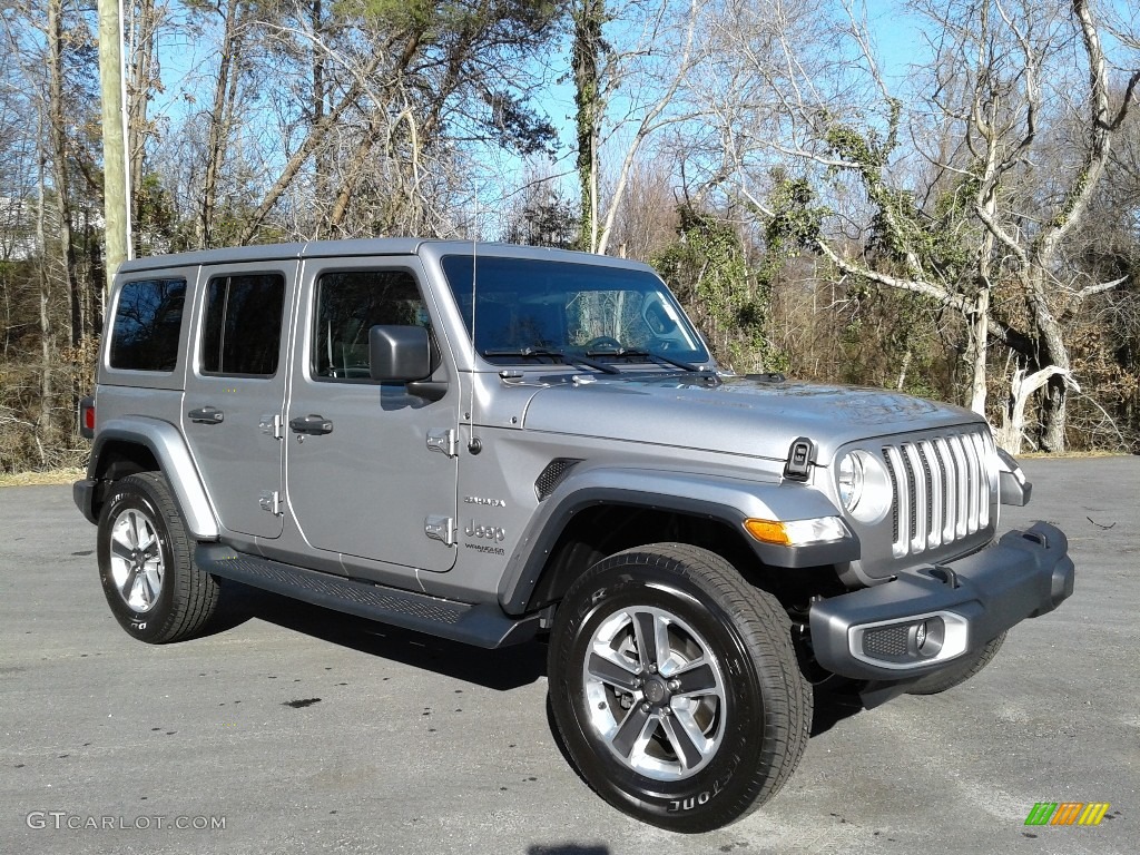 Billet Silver Metallic 2018 Jeep Wrangler Unlimited Sahara 4x4 Exterior Photo #125033752