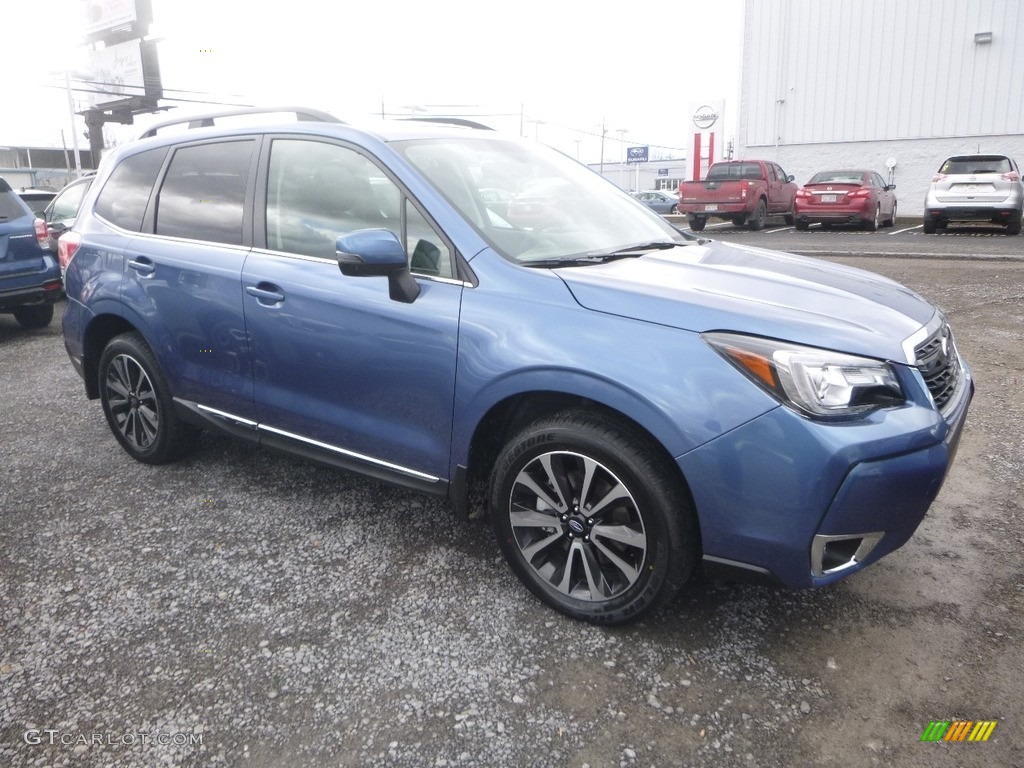 2018 Forester 2.0XT Touring - Quartz Blue Pearl / Black photo #1