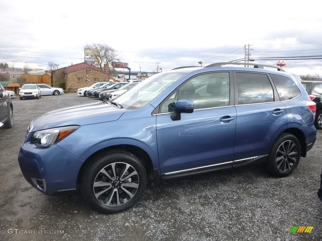 2018 Forester 2.0XT Touring - Quartz Blue Pearl / Black photo #7