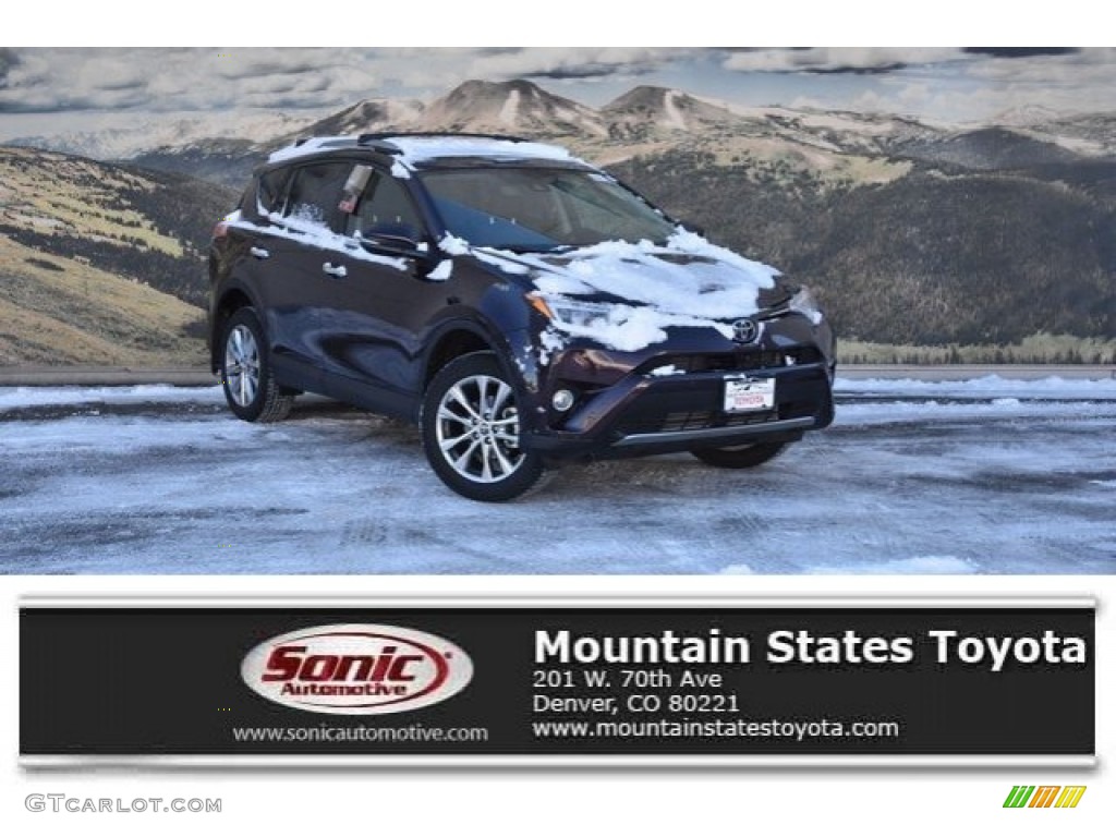 2018 RAV4 Limited AWD - Black / Black photo #1