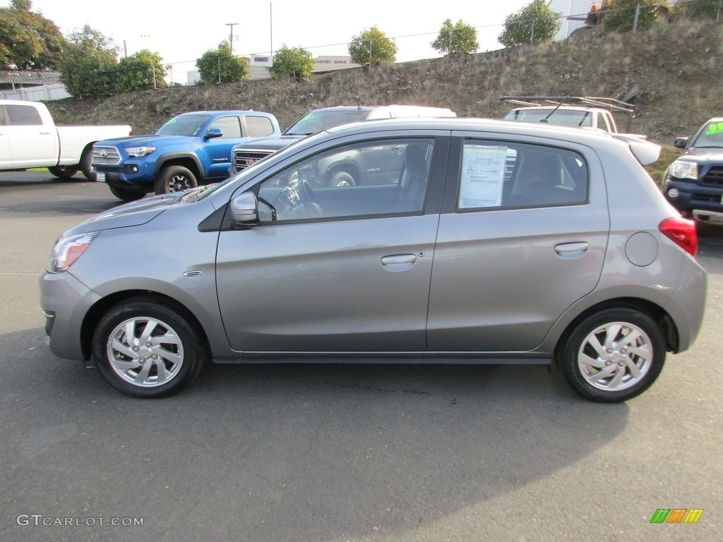 Mercury Gray 2017 Mitsubishi Mirage SE Exterior Photo #125037514