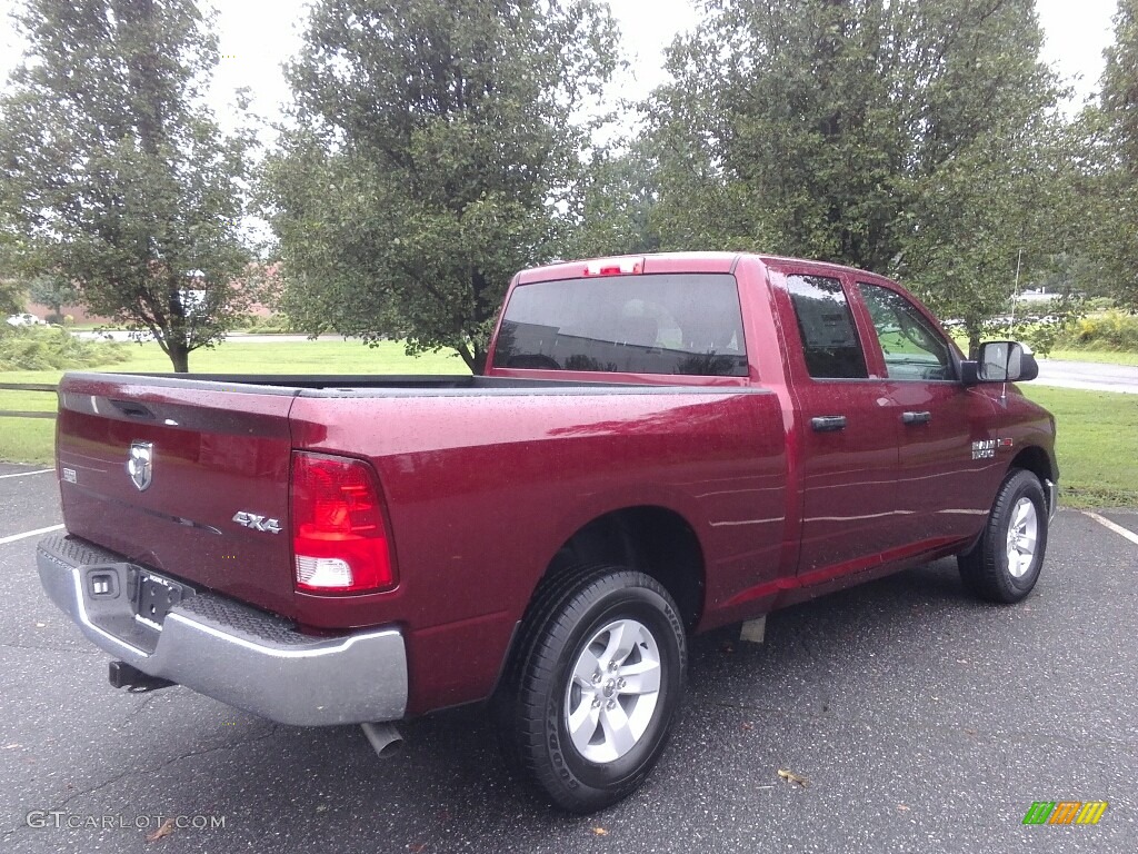 2017 1500 Tradesman Quad Cab 4x4 - Delmonico Red Pearl / Black/Diesel Gray photo #6