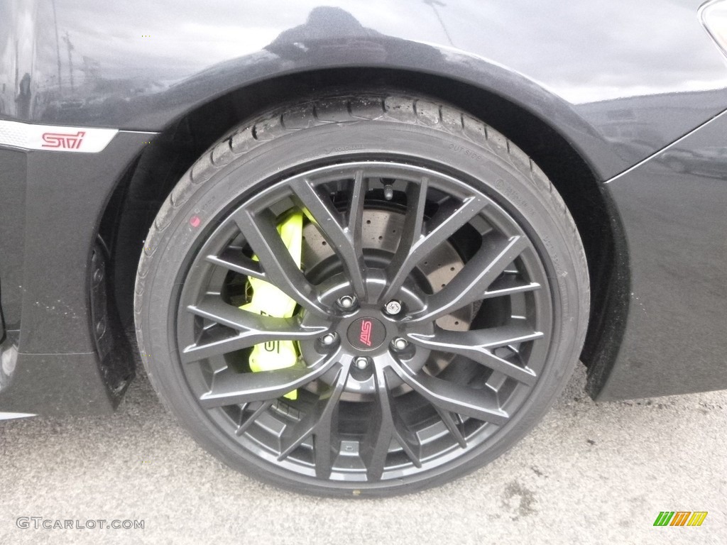 2018 WRX STI - Dark Gray Metallic / Carbon Black photo #2