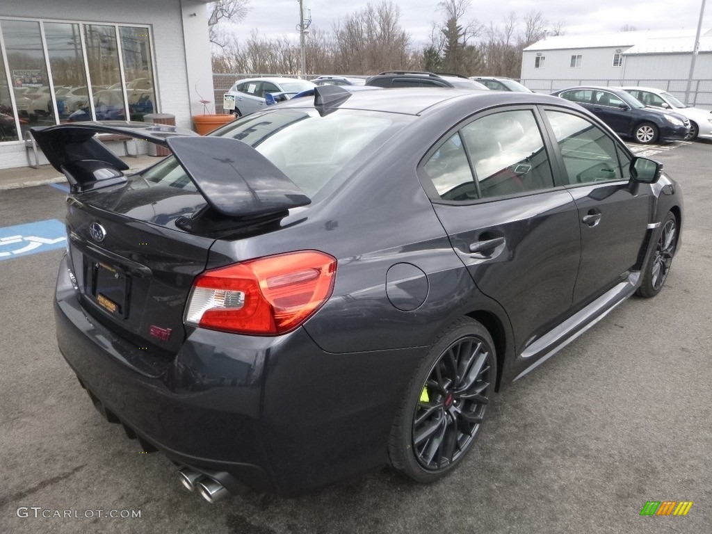 2018 WRX STI - Dark Gray Metallic / Carbon Black photo #4