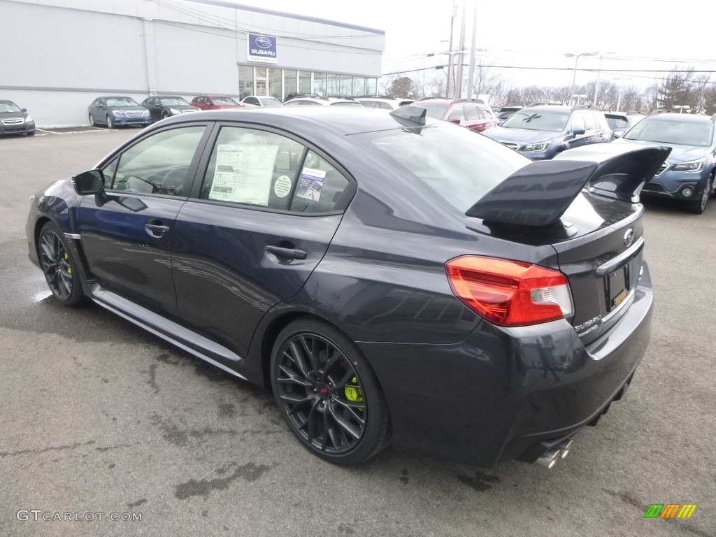 2018 WRX STI - Dark Gray Metallic / Carbon Black photo #6