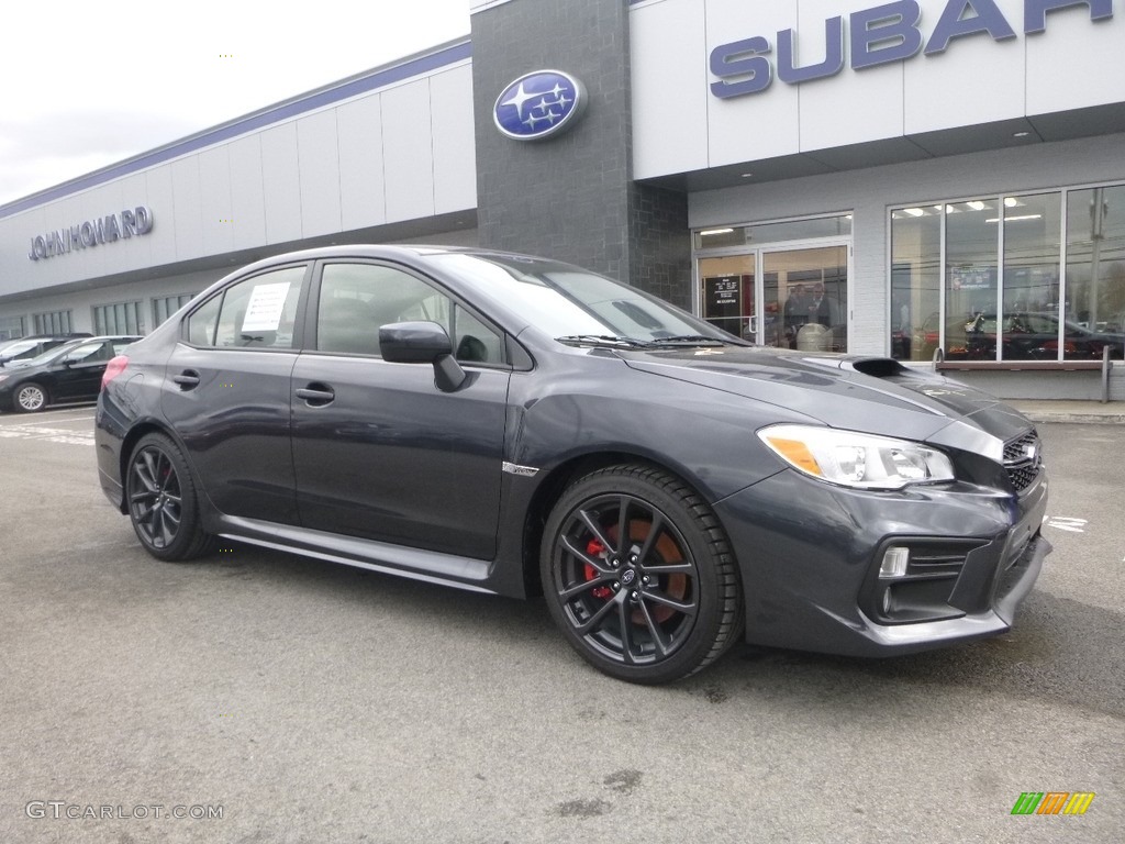 2018 WRX  - Dark Gray Metallic / Carbon Black photo #1