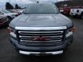 Satin Steel Metallic - Canyon SLT Crew Cab 4x4 Photo No. 2