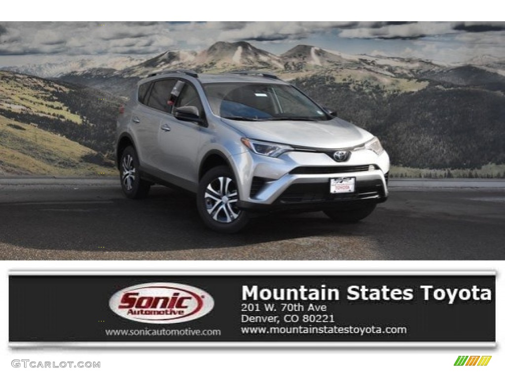 2018 RAV4 LE AWD - Silver Sky Metallic / Black photo #1