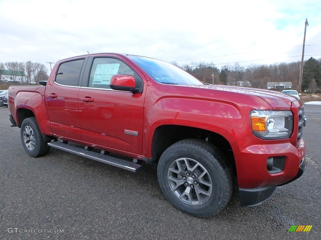 Red Quartz Tintcoat 2018 GMC Canyon All Terrain Crew Cab 4x4 Exterior Photo #125041414