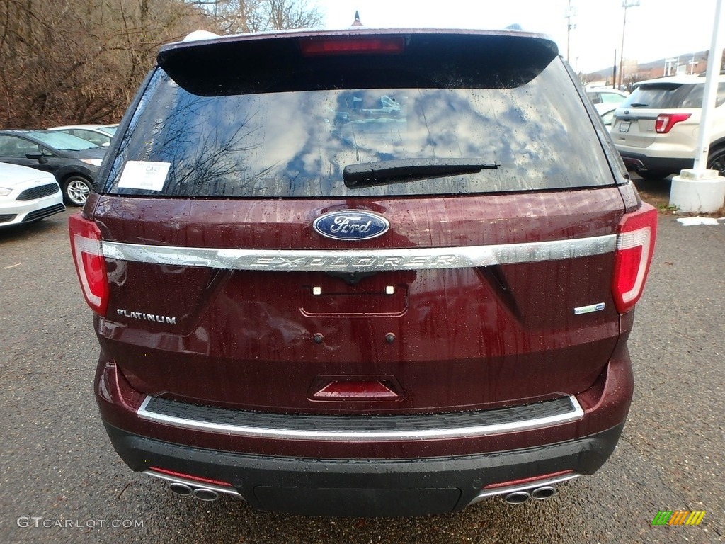 2018 Explorer Platinum 4WD - Burgundy Velvet / Ebony Black photo #4