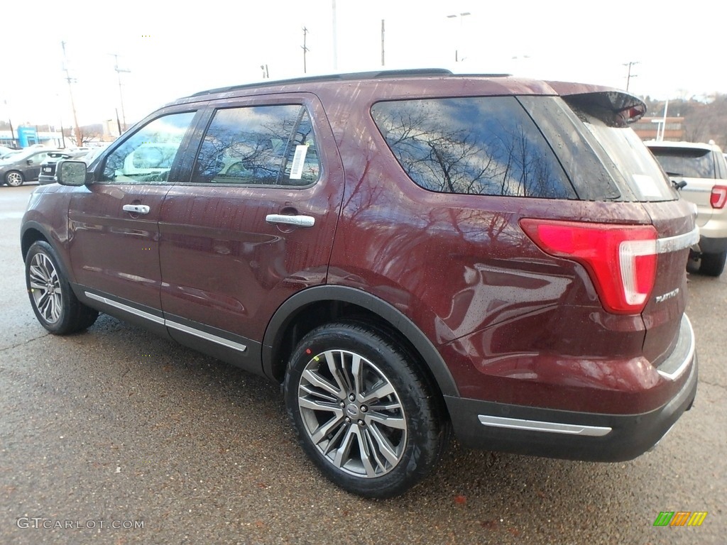 2018 Explorer Platinum 4WD - Burgundy Velvet / Ebony Black photo #5