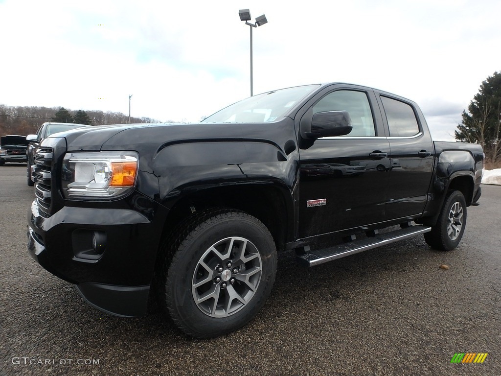 2018 Canyon All Terrain Crew Cab 4x4 - Onyx Black / Jet Black/­Cobalt Red photo #1