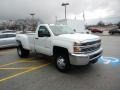Summit White - Silverado 3500HD Work Truck Regular Cab 4x4 Photo No. 3