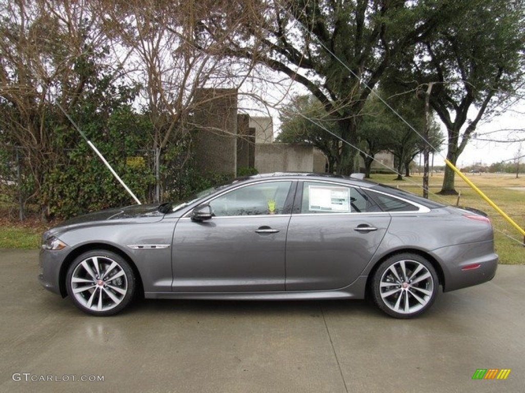 2018 XJ R-Sport - Corris Grey Metallic / Ebony photo #11