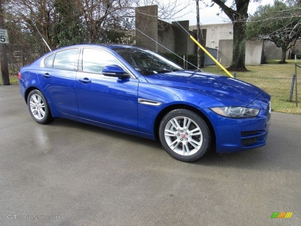 2017 XE 25t Premium - Caesium Blue / Jet photo #1