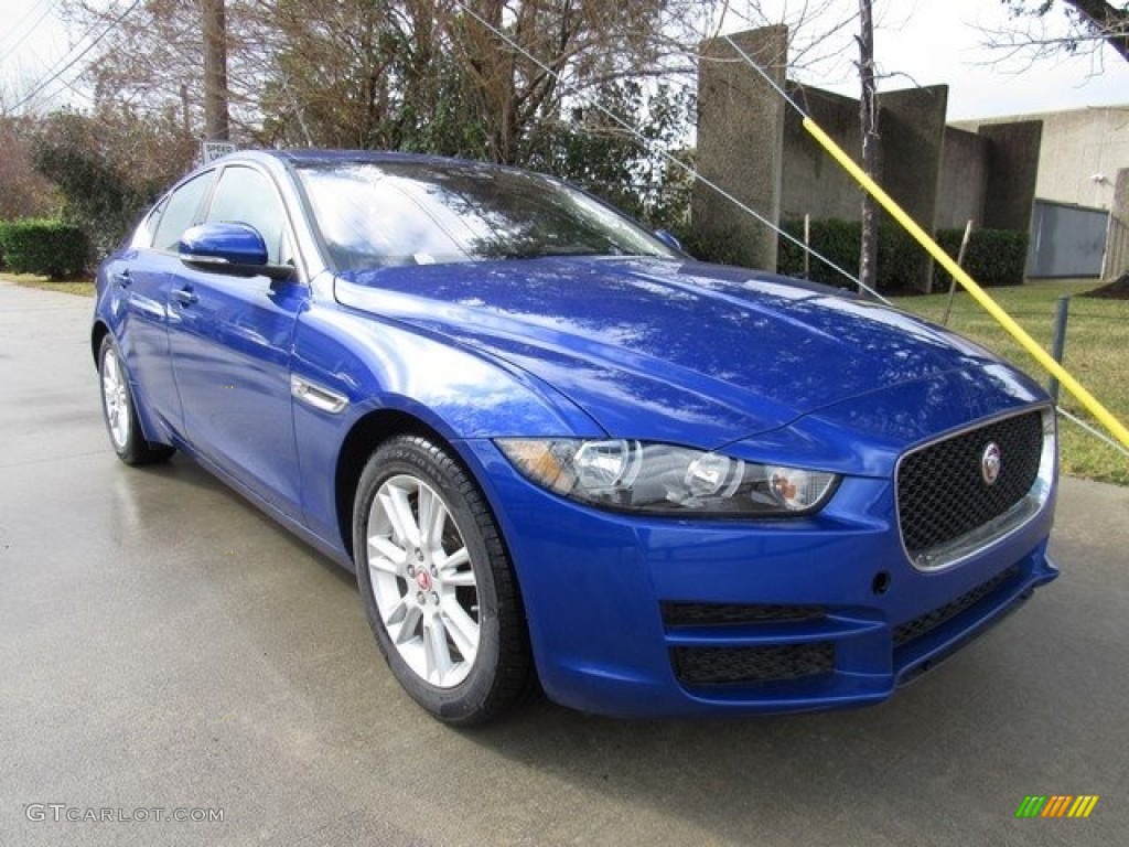 2017 XE 25t Premium - Caesium Blue / Jet photo #2