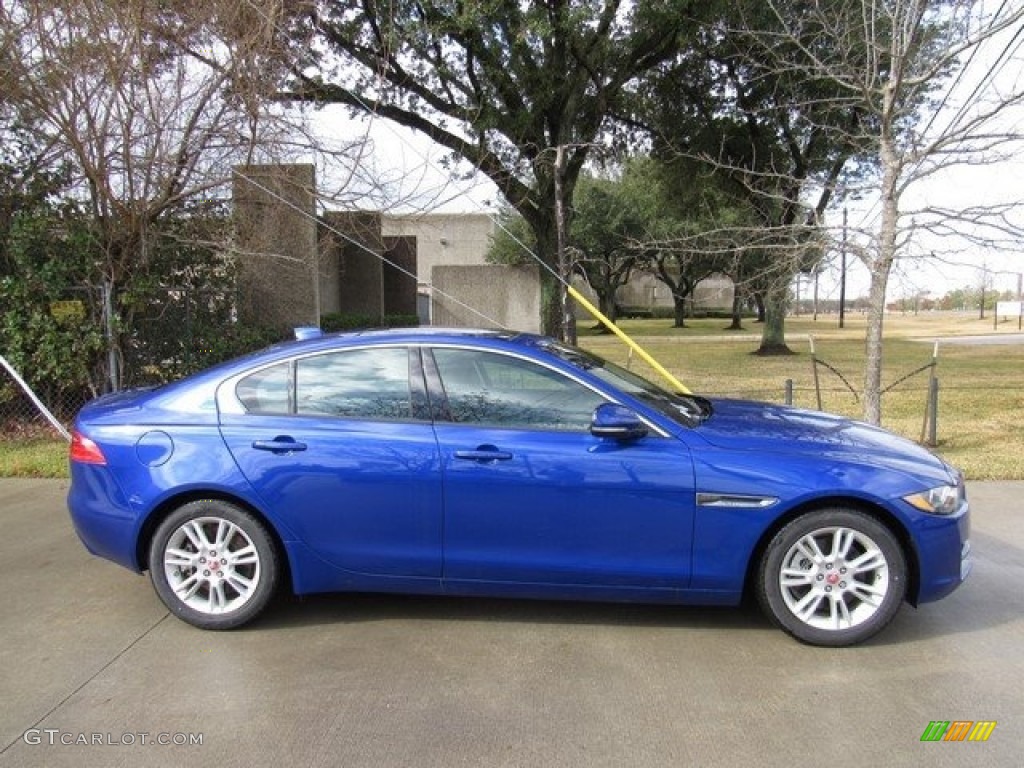 2017 XE 25t Premium - Caesium Blue / Jet photo #6