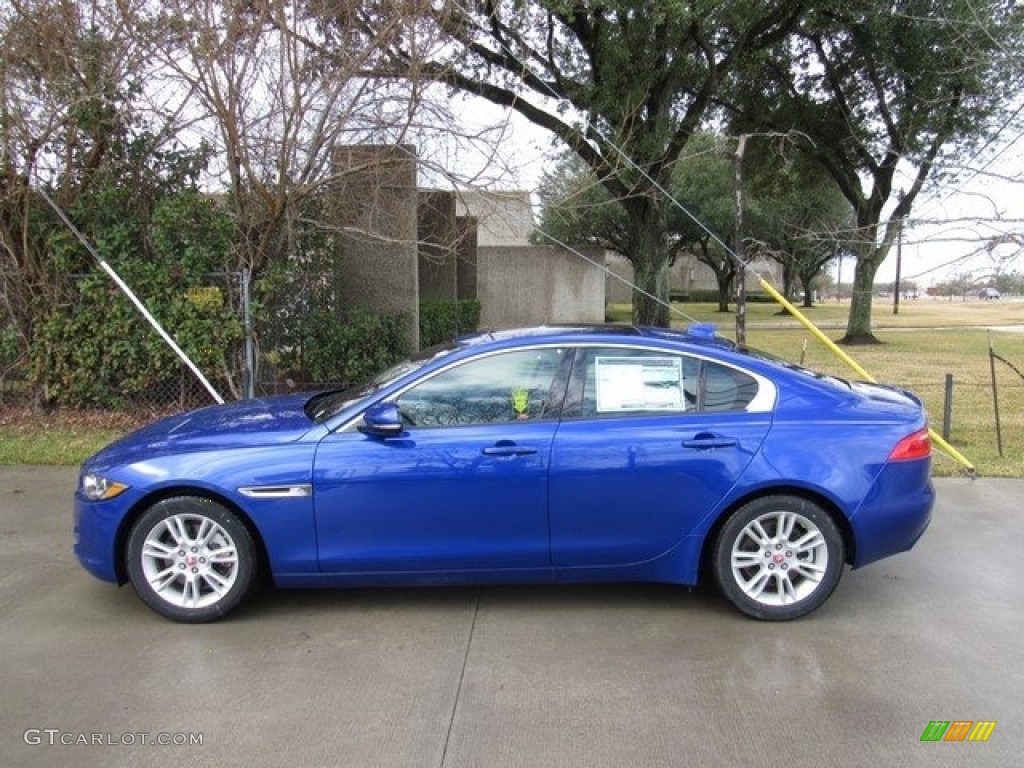 2017 XE 25t Premium - Caesium Blue / Jet photo #11