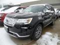 2018 Shadow Black Ford Explorer Platinum 4WD  photo #1