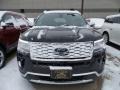 2018 Shadow Black Ford Explorer Platinum 4WD  photo #2