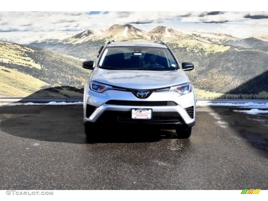 2018 RAV4 LE AWD - Silver Sky Metallic / Black photo #2