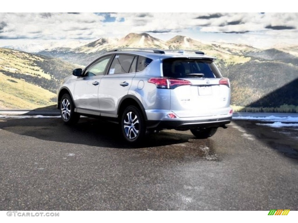 2018 RAV4 LE AWD - Silver Sky Metallic / Black photo #3