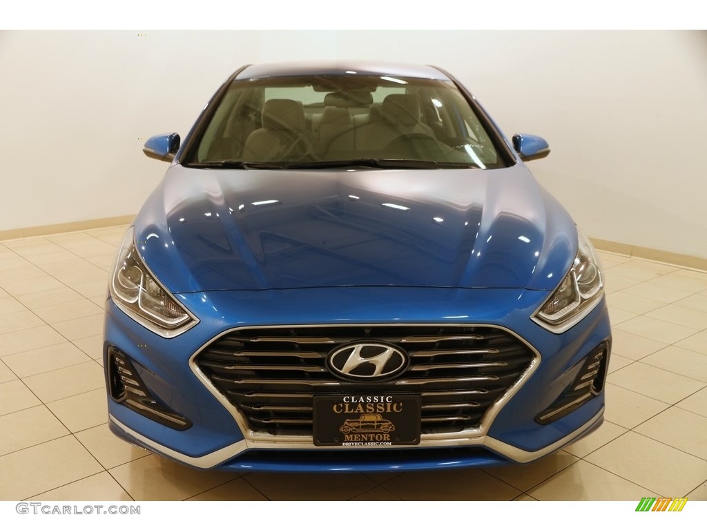 2018 Sonata SEL - Electric Blue / Gray photo #2