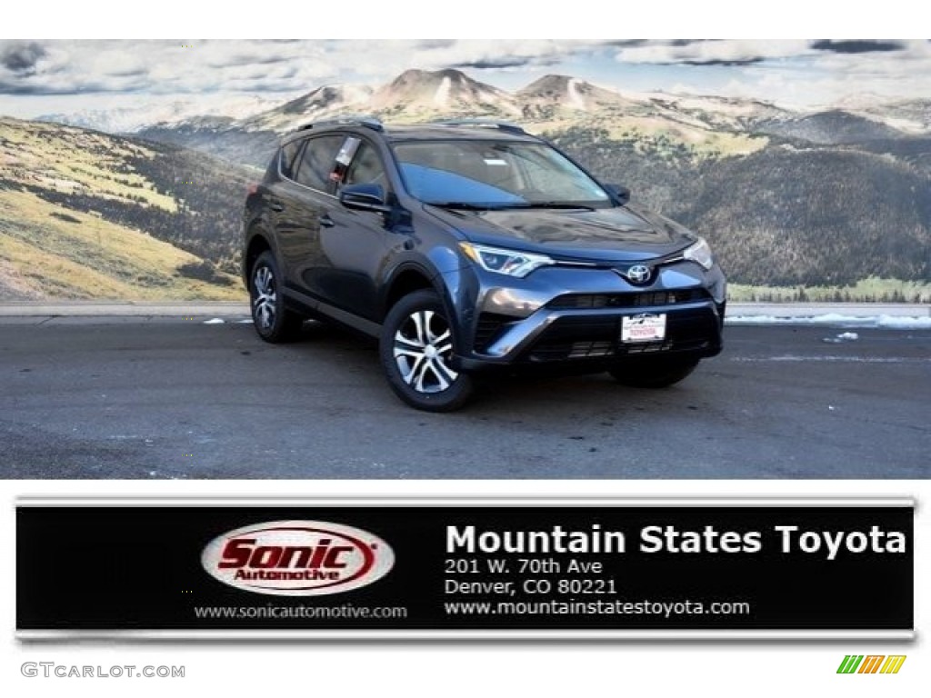 2018 RAV4 LE AWD - Magnetic Gray Metallic / Black photo #1