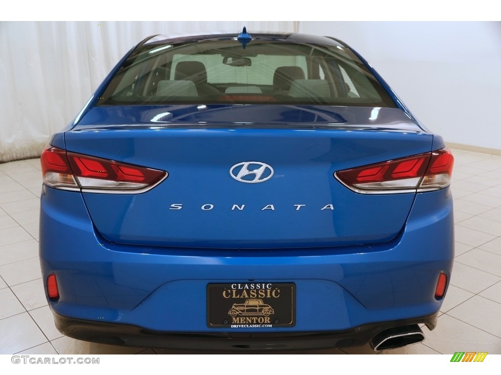 2018 Sonata SEL - Electric Blue / Gray photo #27