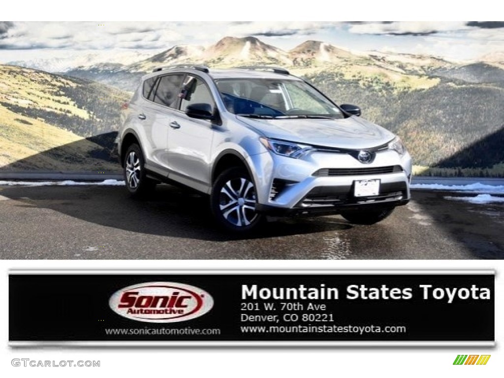 2018 RAV4 LE AWD - Silver Sky Metallic / Black photo #1