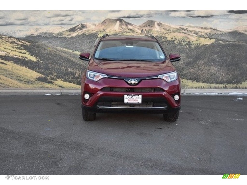 2018 RAV4 Limited AWD - Ruby Flare Pearl / Black photo #2
