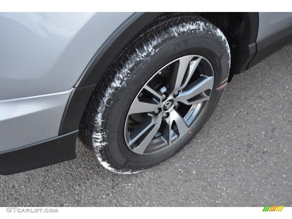 2018 RAV4 XLE AWD - Silver Sky Metallic / Black photo #9