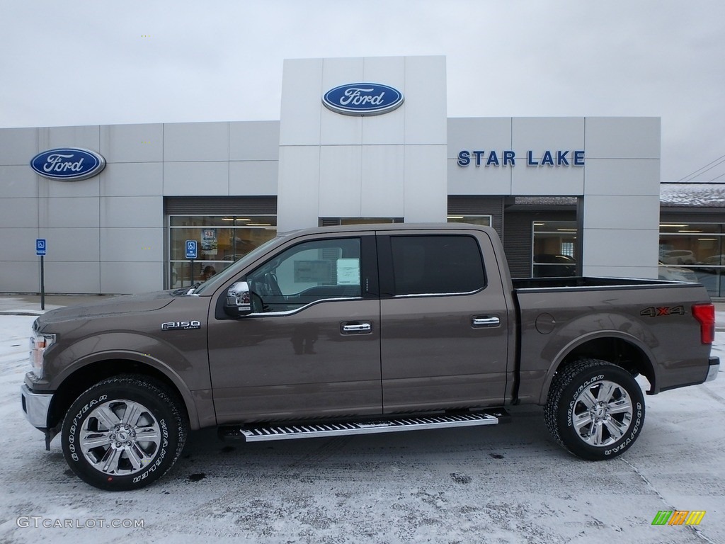 2018 F150 Lariat SuperCrew 4x4 - Stone Gray / Black photo #1