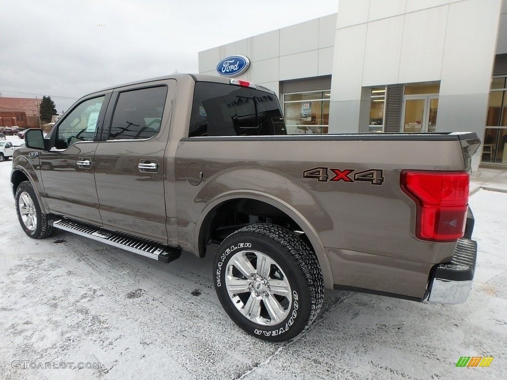 2018 F150 Lariat SuperCrew 4x4 - Stone Gray / Black photo #7